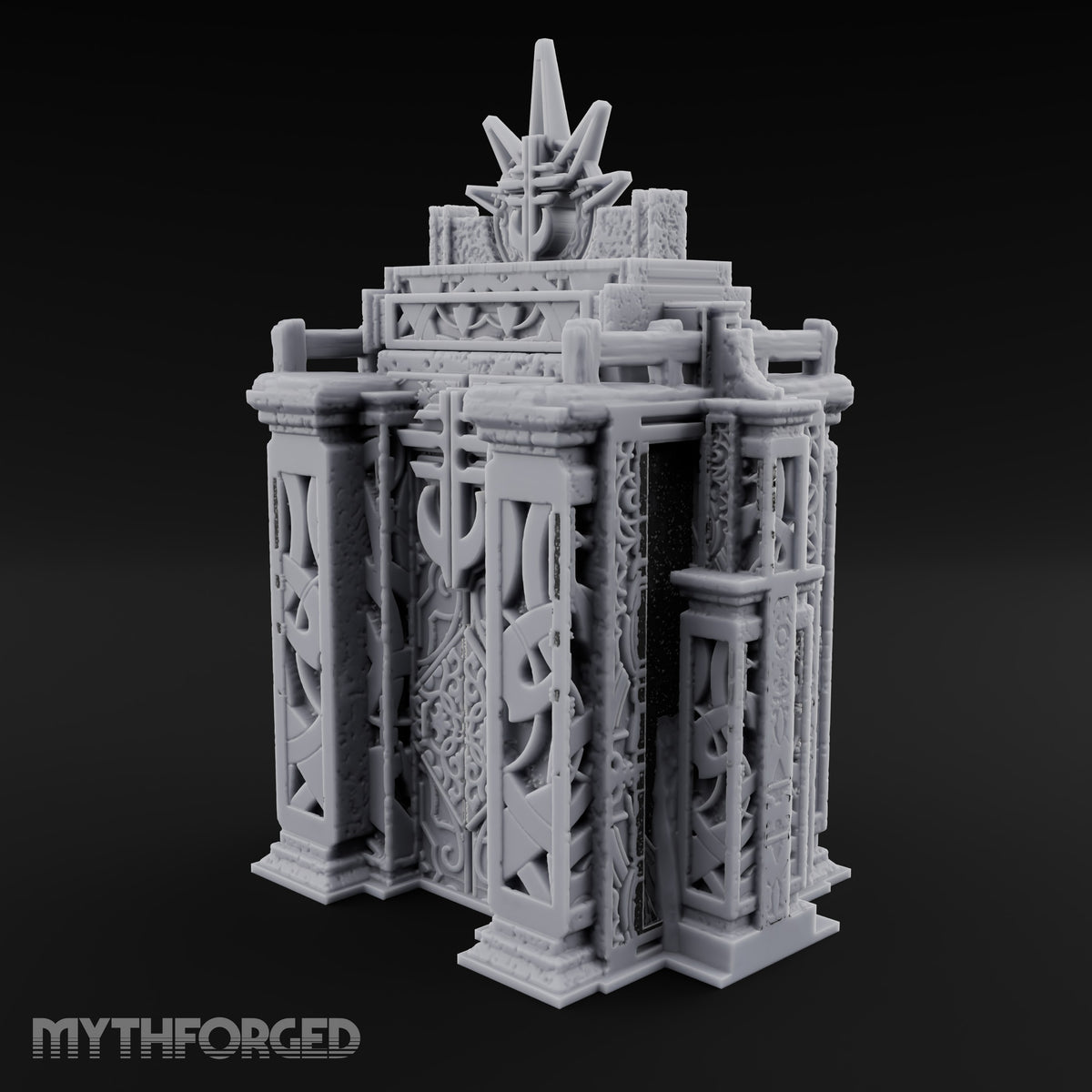 Filigree Fortifications Gothic Ornate Wall or Gate D