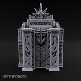 Filigree Fortifications Gothic Ornate Wall or Gate D