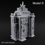 Filigree Fortifications Gothic Ornate Wall or Gate D