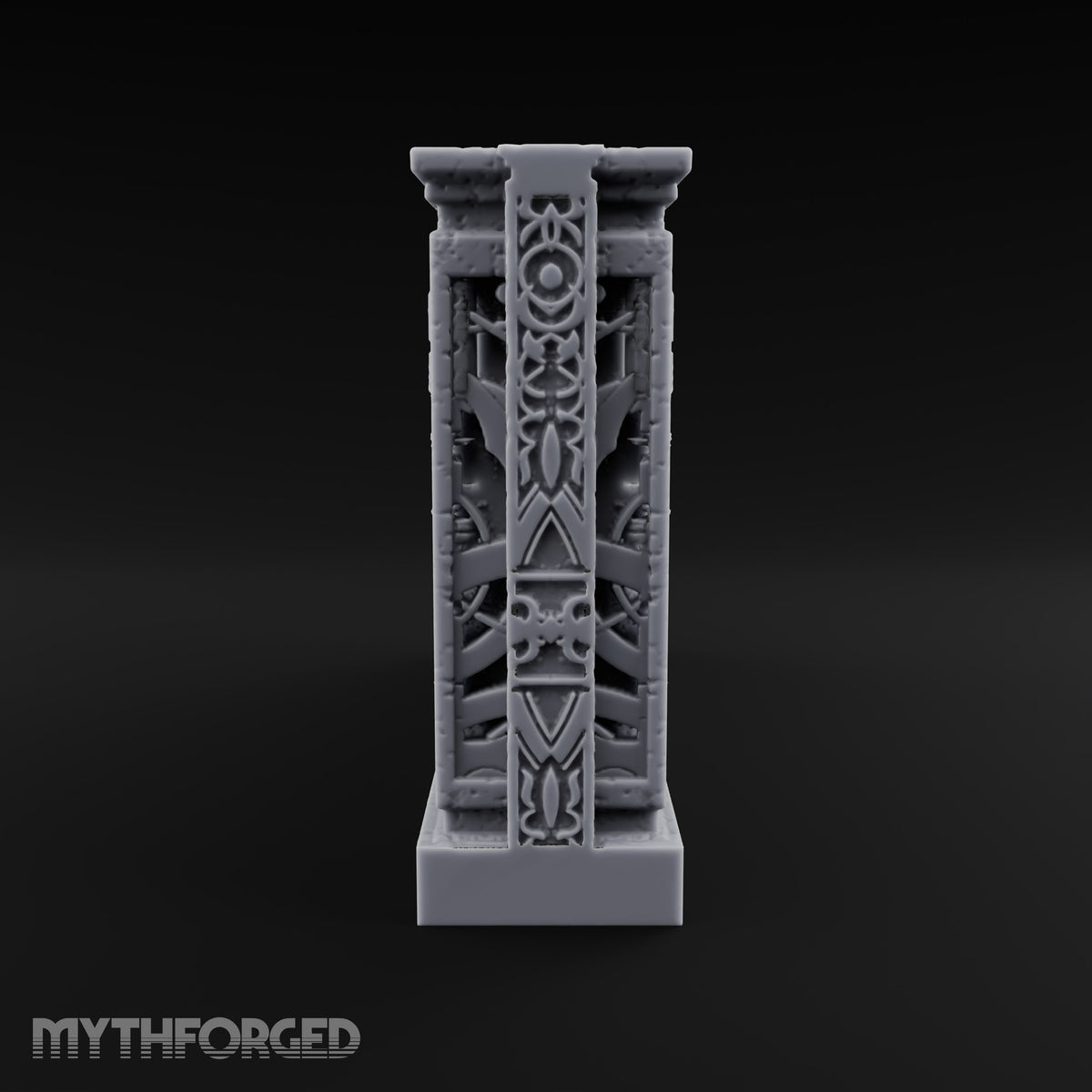 Filigree Fortifications Gothic Ornate Wall or Gate E