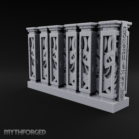 Filigree Fortifications Gothic Ornate Wall or Gate E