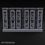 Filigree Fortifications Gothic Ornate Wall or Gate E