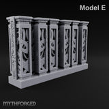 Filigree Fortifications Gothic Ornate Wall or Gate E