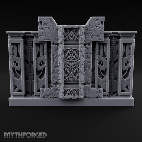 Filigree Fortifications Gothic Ornate Wall or Gate F