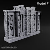 Filigree Fortifications Gothic Ornate Walls and Gates — F