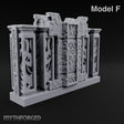 Filigree Fortifications Gothic Ornate Wall or Gate F