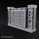 Filigree Fortifications Gothic Ornate Wall or Gate G