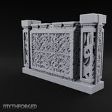 Filigree Fortifications Gothic Ornate Wall or Gate G