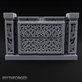 Filigree Fortifications Gothic Ornate Wall or Gate G