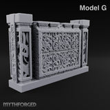 Filigree Fortifications Gothic Ornate Walls and Gates — G