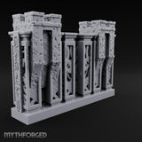 Filigree Fortifications Gothic Ornate Wall or Gate H