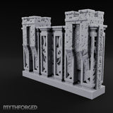 Filigree Fortifications Gothic Ornate Wall or Gate H