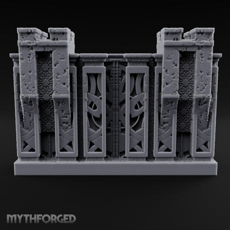 Filigree Fortifications Gothic Ornate Wall or Gate H