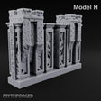 Filigree Fortifications Gothic Ornate Wall or Gate H
