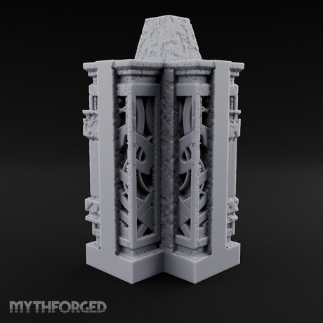 Filigree Fortifications Gothic Ornate Wall or Gate I