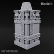 Filigree Fortifications Gothic Ornate Wall or Gate I