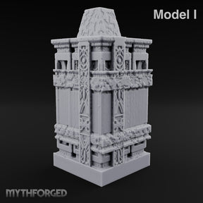 Filigree Fortifications Gothic Ornate Wall or Gate I