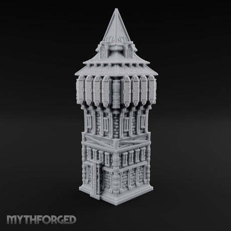 Top-Heavy and Proud of It Gothic Timber and Stone Watchtower