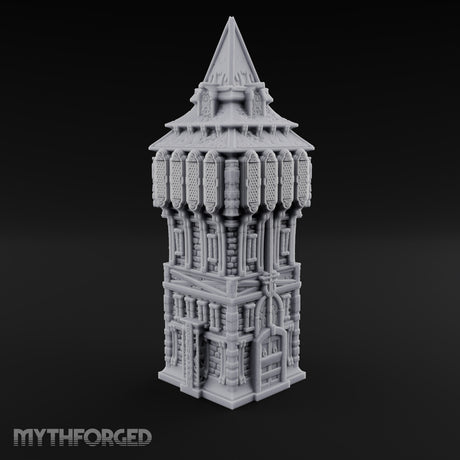 Top-Heavy and Proud of It Gothic Timber and Stone Watchtower