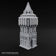Top-Heavy and Proud of It Gothic Timber and Stone Watchtower