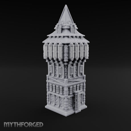 Top-Heavy and Proud of It Gothic Timber and Stone Watchtower