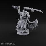 Taking Its Bow in Brass Warforged Ornate Multi-Armed Automaton with Curved Blade and Lantern