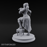 Sword Over Shoulder Human Viking Miniature for Dungeons and Dragons, Pathfinder or other TTRPGs