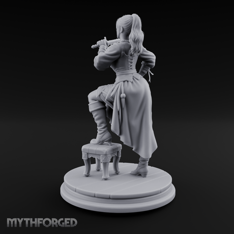 Sword Over Shoulder Human Viking Miniature for Dungeons and Dragons, Pathfinder or other TTRPGs