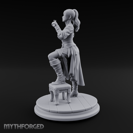 Sword Over Shoulder Human Viking Miniature for Dungeons and Dragons, Pathfinder or other TTRPGs