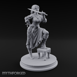 Sword Over Shoulder Human Viking Miniature for Dungeons and Dragons, Pathfinder or other TTRPGs