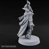 Leaning Casually Elder Tiefling Miniature for Dungeons and Dragons, Pathfinder or other TTRPGs