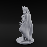 Buckled Up Tiefling Rogue Miniature for Dungeons and Dragons, Pathfinder or other TTRPGs