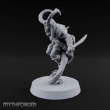 Tail Coiled, Bow Drawn Tiefling Rogue with Shortbow — Daggers