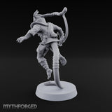 Two Tails, One Braid Tiefling Rogue