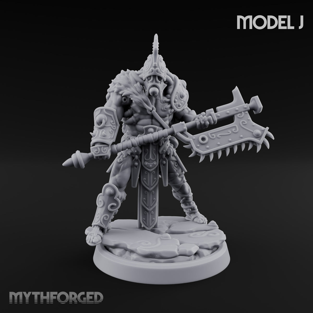 Old Runes, New Firepower Space Orc Heavy Warrior J
