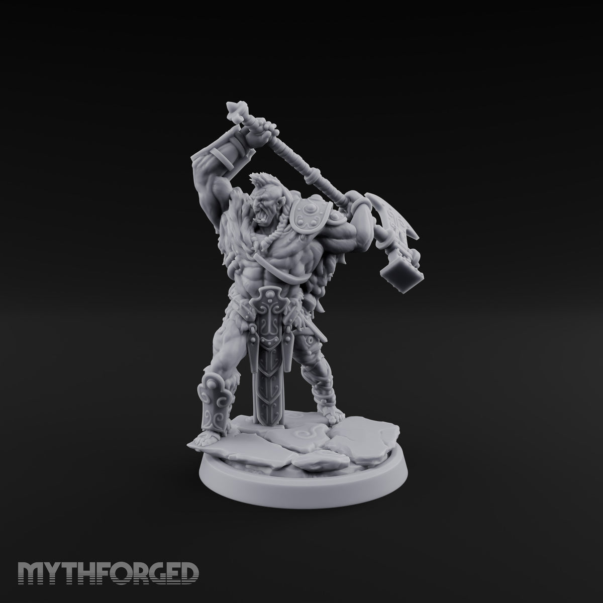 Old Runes, New Firepower Space Orc Heavy Warrior K
