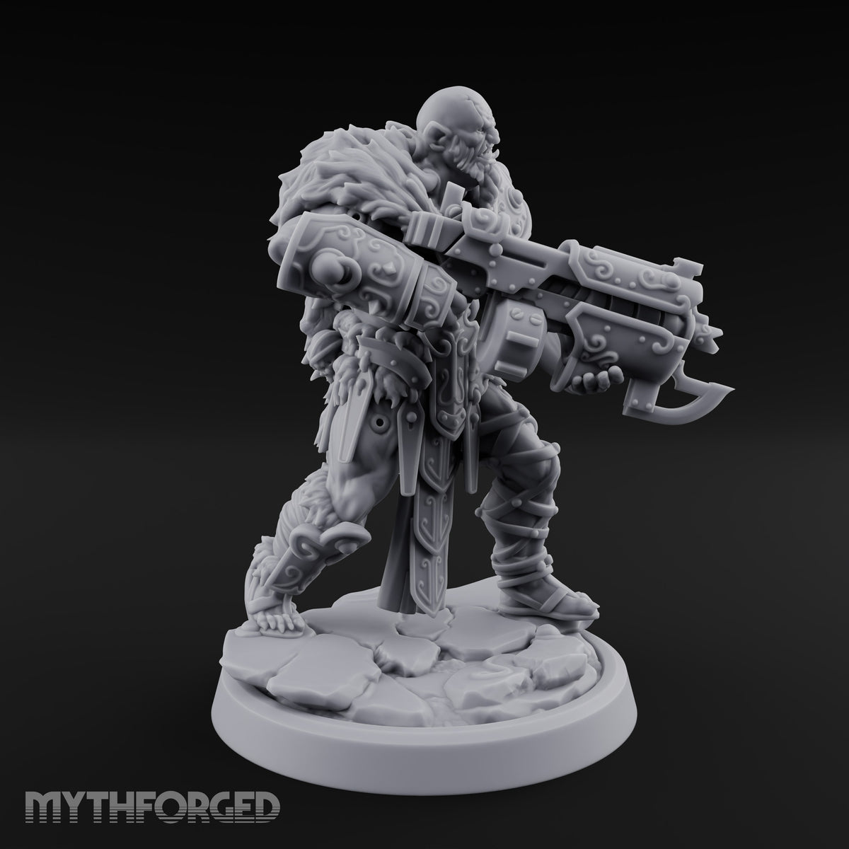 Old Runes, New Firepower Space Orc Heavy Warrior A