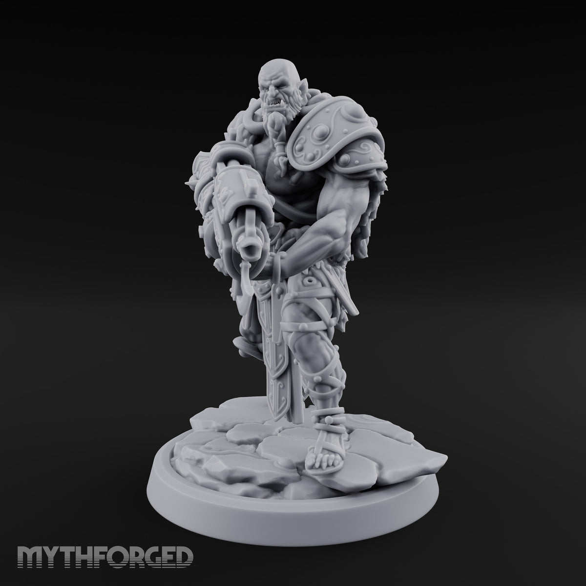 Old Runes, New Firepower Space Orc Heavy Warrior A