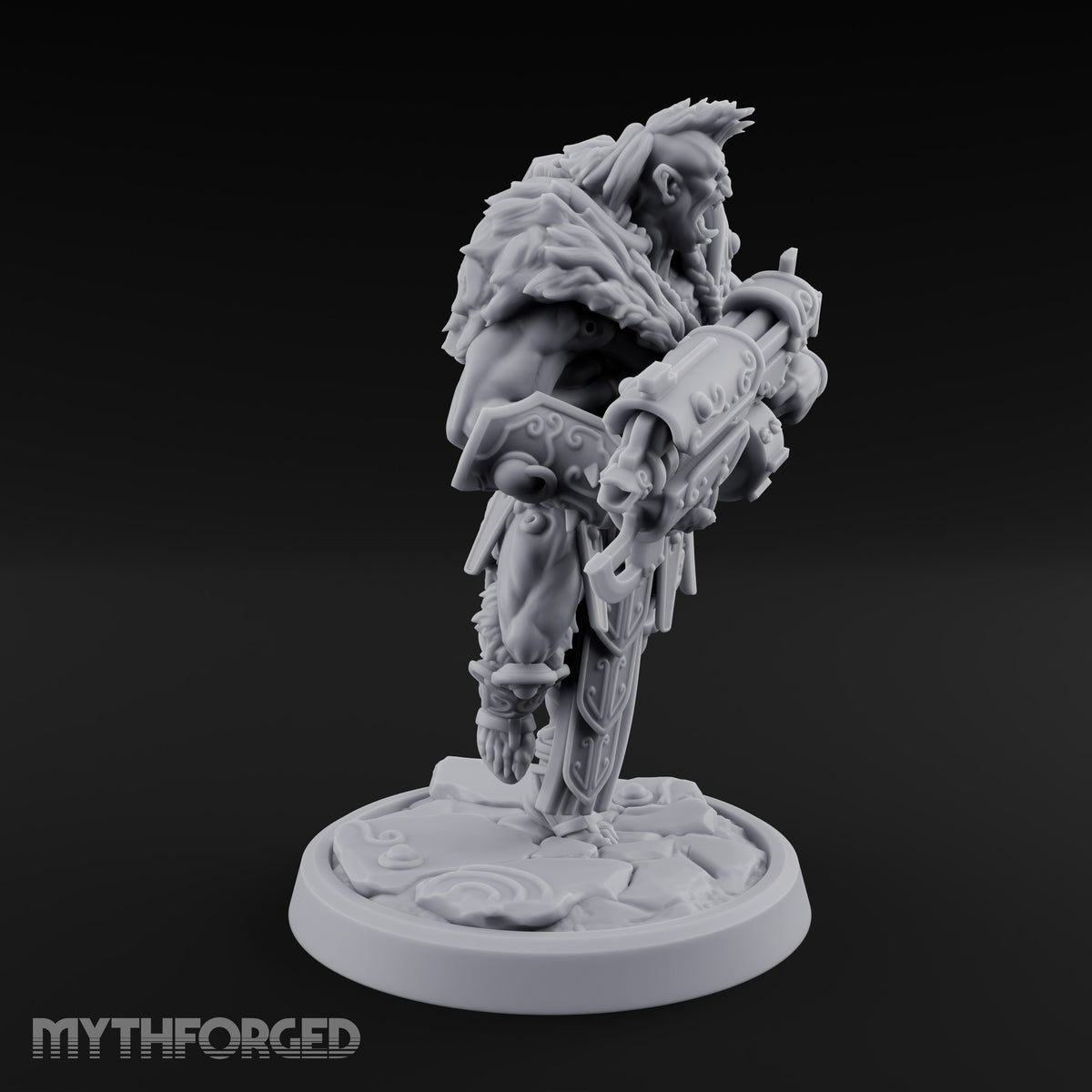 Old Runes, New Firepower Space Orc Heavy Warrior B