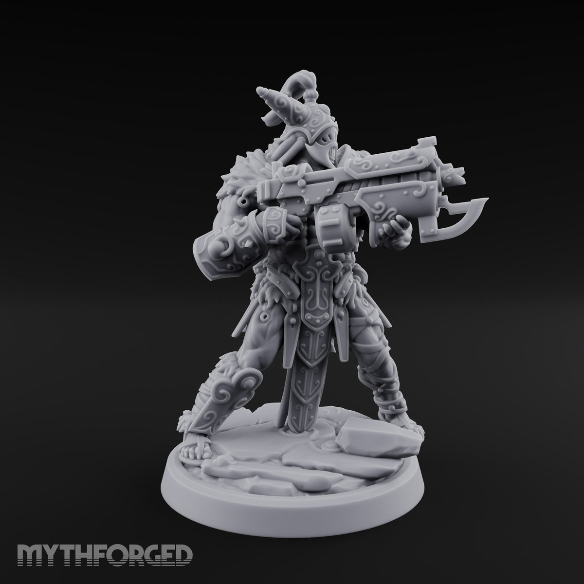 Old Runes, New Firepower Space Orc Heavy Warrior C