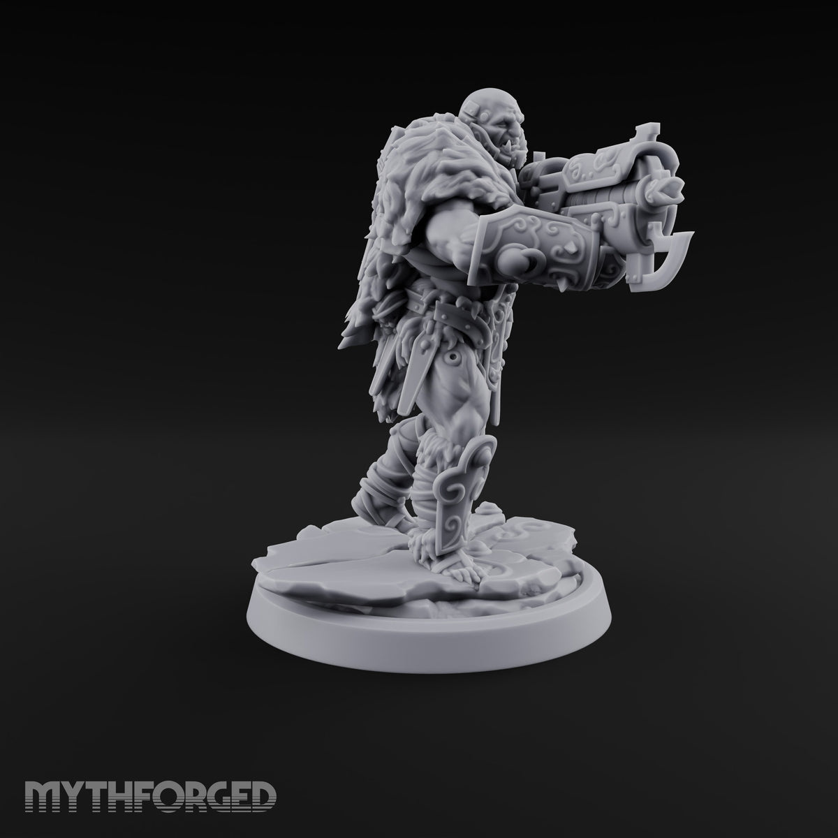 Old Runes, New Firepower Space Orc Heavy Warrior D
