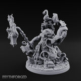 Tome And Staff Clutching Tortle Archmage Miniature for Dungeons and Dragons, Pathfinder or other TTRPGs
