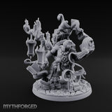 Tome And Staff Clutching Tortle Archmage Miniature for Dungeons and Dragons, Pathfinder or other TTRPGs