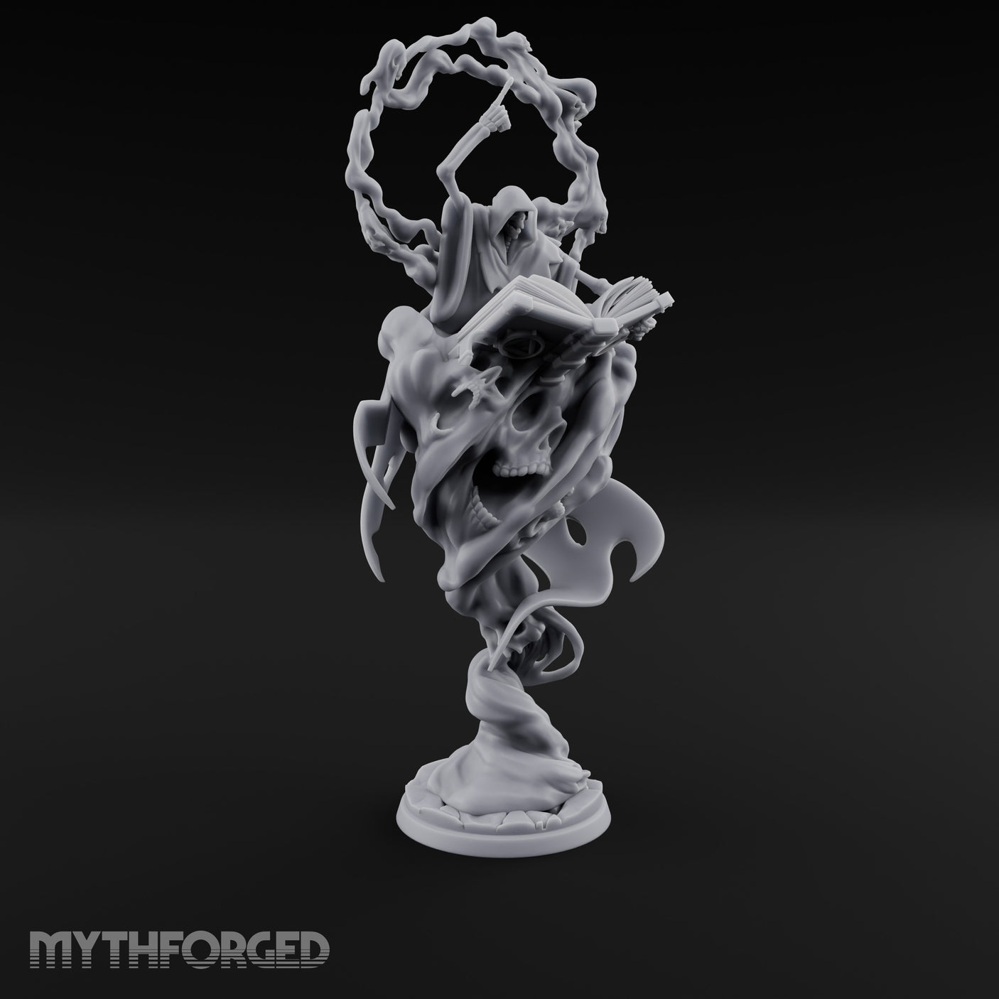 Tome And Tendril Conjuring Lich Seer Miniature for Dungeons and Dragons, Pathfinder or other TTRPGs