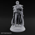 Tome And Wand Human Wizard Miniature for Dungeons and Dragons, Pathfinder or other TTRPGs