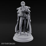 Tome And Wand Human Wizard Miniature for Dungeons and Dragons, Pathfinder or other TTRPGs