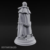 Tome And Wand Human Wizard Miniature for Dungeons and Dragons, Pathfinder or other TTRPGs