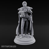 Tome And Wand Human Wizard Miniature for Dungeons and Dragons, Pathfinder or other TTRPGs