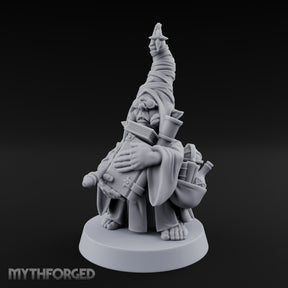 Tome Clutching Halfling Scholar Miniature for Dungeons and Dragons, Pathfinder or other TTRPGs