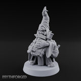 Tome Clutching Halfling Scholar Miniature for Dungeons and Dragons, Pathfinder or other TTRPGs